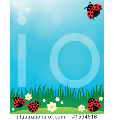 Royalty-Free (RF) Ladybug Clipart Illustration by visekart - Stock Sample #1534816