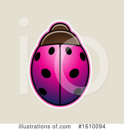 Royalty-Free (RF) Ladybug Clipart Illustration by cidepix - Stock Sample #1610094
