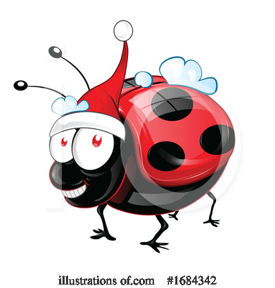 Royalty-Free (RF) Ladybug Clipart Illustration by Domenico Condello - Stock Sample #1684342