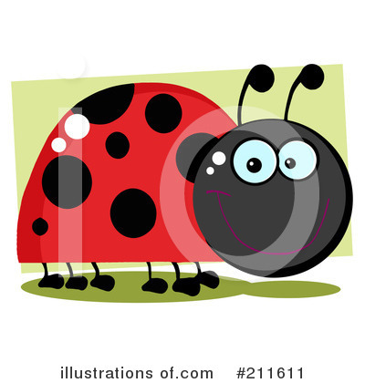 Royalty-Free (RF) Ladybug Clipart Illustration by Hit Toon - Stock Sample #211611