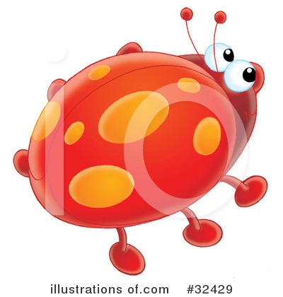 Royalty-Free (RF) Ladybug Clipart Illustration by Alex Bannykh - Stock Sample #32429