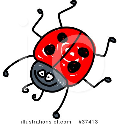 Royalty-Free (RF) Ladybug Clipart Illustration by Prawny - Stock Sample #37413