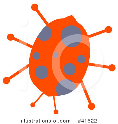 Royalty-Free (RF) Ladybug Clipart Illustration by Prawny - Stock Sample #41522