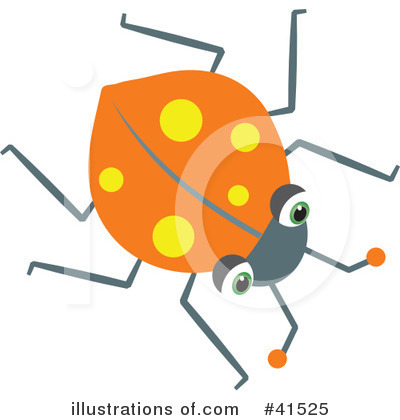 Royalty-Free (RF) Ladybug Clipart Illustration by Prawny - Stock Sample #41525