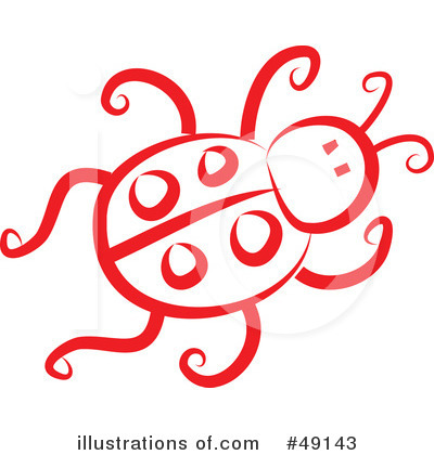 Royalty-Free (RF) Ladybug Clipart Illustration by Prawny - Stock Sample #49143