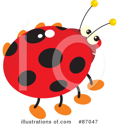 Royalty-Free (RF) Ladybug Clipart Illustration by Alex Bannykh - Stock Sample #87047