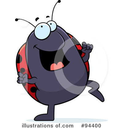 Royalty-Free (RF) Ladybug Clipart Illustration by Cory Thoman - Stock Sample #94400