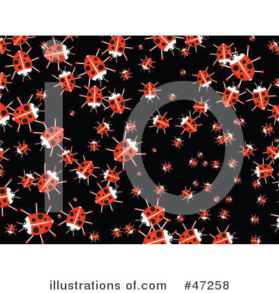 Royalty-Free (RF) Ladybugs Clipart Illustration by Prawny - Stock Sample #47258