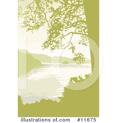 Lake Clipart #11675 by AtStockIllustration