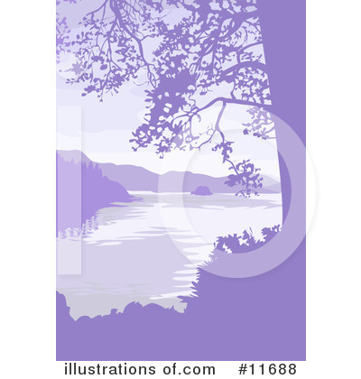 Lake Clipart #11688 by AtStockIllustration