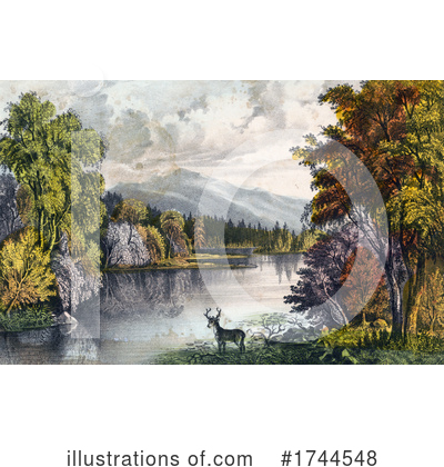 Royalty-Free (RF) Lake Clipart Illustration by JVPD - Stock Sample #1744548