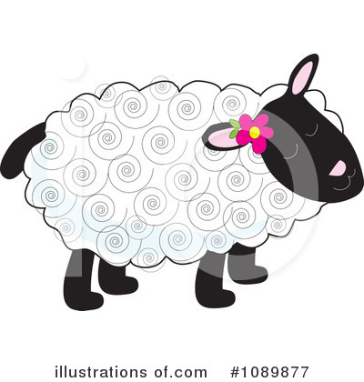 Royalty-Free (RF) Lamb Clipart Illustration by Maria Bell - Stock Sample #1089877