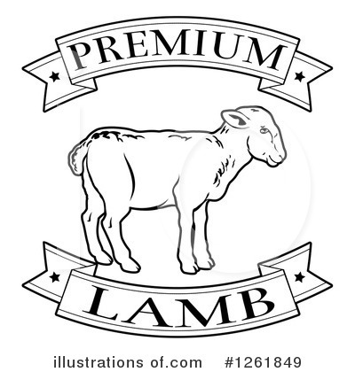 Royalty-Free (RF) Lamb Clipart Illustration by AtStockIllustration - Stock Sample #1261849