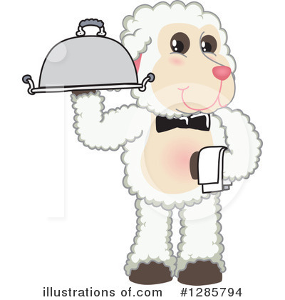 Royalty-Free (RF) Lamb Clipart Illustration by Mascot Junction - Stock Sample #1285794