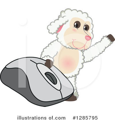 Lamb Clipart #1285795 by Mascot Junction