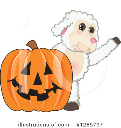 Lamb Clipart #1285797 by Mascot Junction
