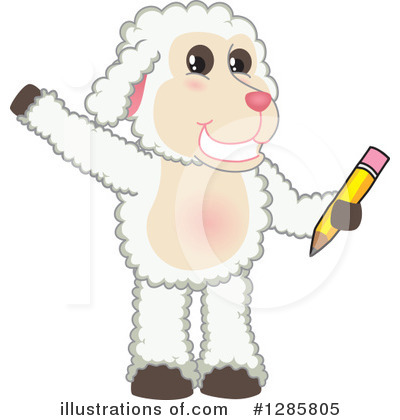 Lamb Clipart #1285805 by Mascot Junction