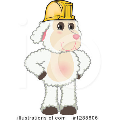 Royalty-Free (RF) Lamb Clipart Illustration by Mascot Junction - Stock Sample #1285806