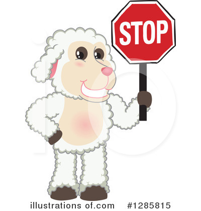 Royalty-Free (RF) Lamb Clipart Illustration by Mascot Junction - Stock Sample #1285815