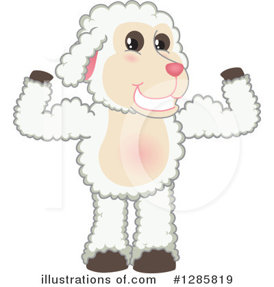 Mutton Clipart #1285819 by Mascot Junction