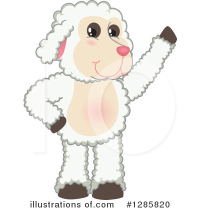 Royalty-Free (RF) Lamb Clipart Illustration by Mascot Junction - Stock Sample #1285820