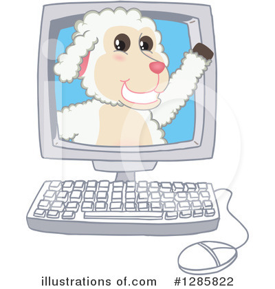 Lamb Clipart #1285822 by Mascot Junction
