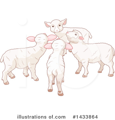 Royalty-Free (RF) Lamb Clipart Illustration by Pushkin - Stock Sample #1433864