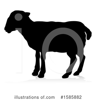 Royalty-Free (RF) Lamb Clipart Illustration by AtStockIllustration - Stock Sample #1585882