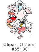 Lamb Clipart #65108 by Dennis Holmes Designs