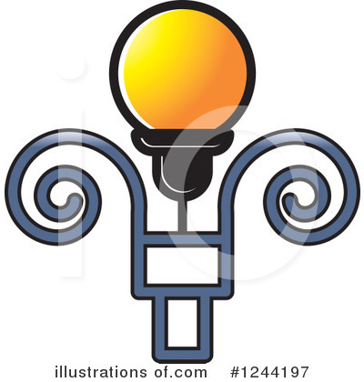 Royalty-Free (RF) Lamp Clipart Illustration by Lal Perera - Stock Sample #1244197