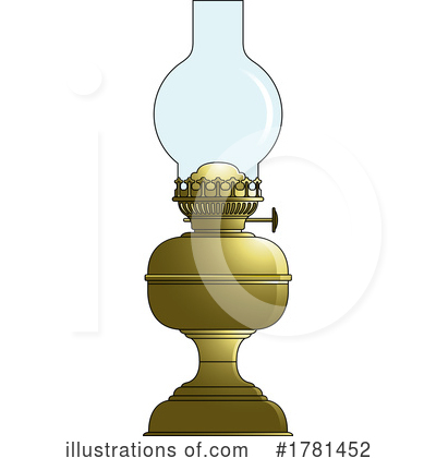 Oil Lamp Clipart #1781452 by Lal Perera
