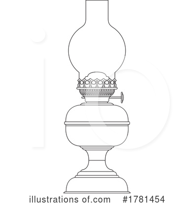Oil Lamp Clipart #1781454 by Lal Perera