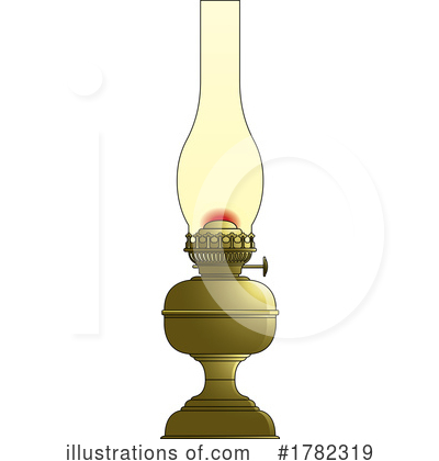 Oil Lamp Clipart #1782319 by Lal Perera
