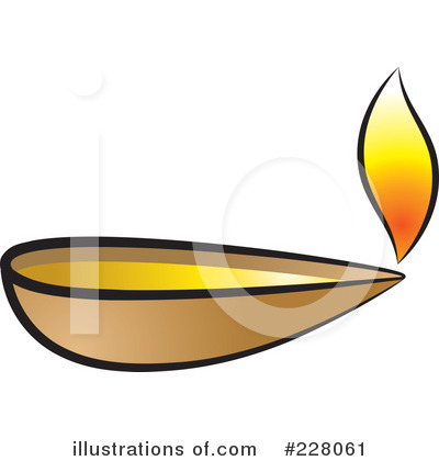 Oil Lamp Clipart #228061 by Lal Perera