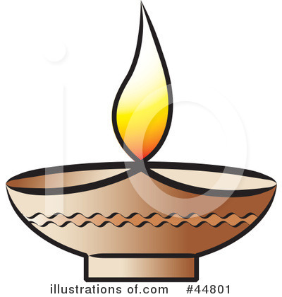 Oil Lamp Clipart #44801 by Lal Perera