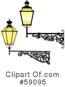 Lamps Clipart #59095 by Frisko