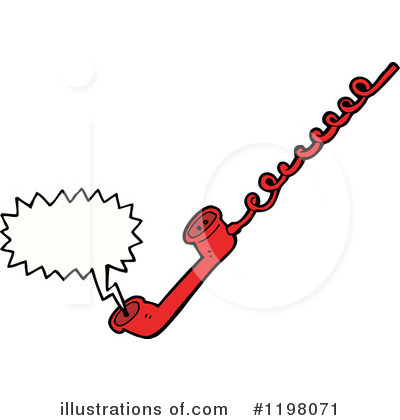 Royalty-Free (RF) Landline Phone Clipart Illustration by lineartestpilot - Stock Sample #1198071