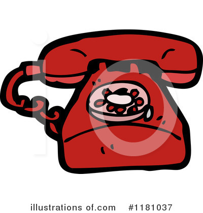 Royalty-Free (RF) Landline Telephone Clipart Illustration by lineartestpilot - Stock Sample #1181037