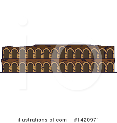 Amphitheatre Clipart #1420971 by Vector Tradition SM