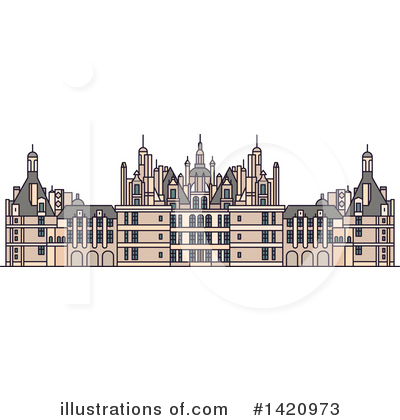 Chateau Clipart #1420973 by Vector Tradition SM