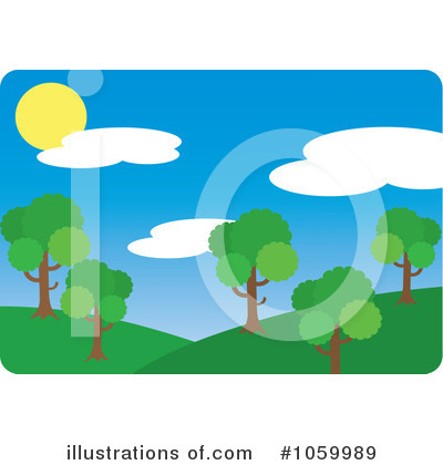 Royalty-Free (RF) Landscape Clipart Illustration by Rosie Piter - Stock Sample #1059989