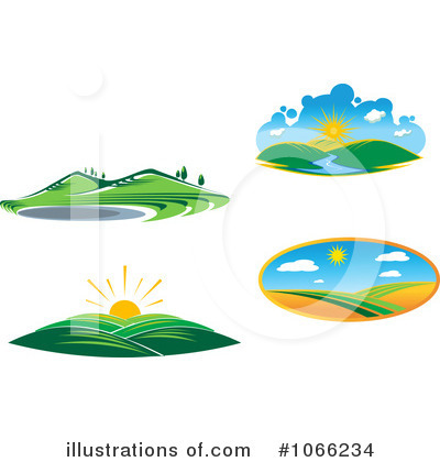Royalty-Free (RF) Landscape Clipart Illustration by Vector Tradition SM - Stock Sample #1066234