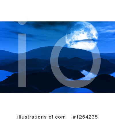 Royalty-Free (RF) Landscape Clipart Illustration by KJ Pargeter - Stock Sample #1264235