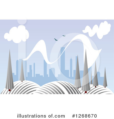 Royalty-Free (RF) Landscape Clipart Illustration by Vector Tradition SM - Stock Sample #1268670