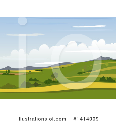Royalty-Free (RF) Landscape Clipart Illustration by dero - Stock Sample #1414009