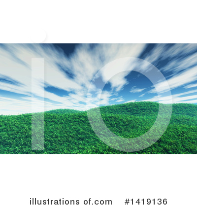 Royalty-Free (RF) Landscape Clipart Illustration by KJ Pargeter - Stock Sample #1419136