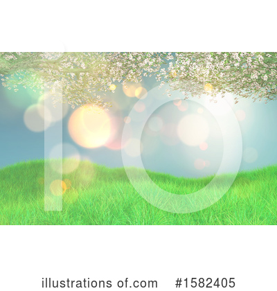 Royalty-Free (RF) Landscape Clipart Illustration by KJ Pargeter - Stock Sample #1582405