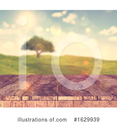 Royalty-Free (RF) Landscape Clipart Illustration by KJ Pargeter - Stock Sample #1629939