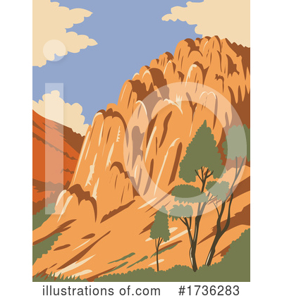 Royalty-Free (RF) Landscape Clipart Illustration by patrimonio - Stock Sample #1736283
