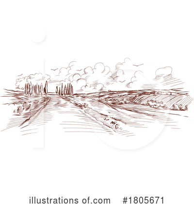 Royalty-Free (RF) Landscape Clipart Illustration by Domenico Condello - Stock Sample #1805671